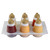 TableCraft Products 484 Beige ABS Tops Salad Dressing Dispenser Set