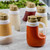 TableCraft Products 484 Beige ABS Tops Salad Dressing Dispenser Set