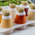 TableCraft Products 484 Beige ABS Tops Salad Dressing Dispenser Set