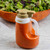 TableCraft Products 484 Beige ABS Tops Salad Dressing Dispenser Set