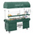 Cambro KVC854C519 Kentucky Green with 4 Pan Wells and Canopy CamKiosk Cart