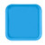 Cambro 1313105 13" x 13" Horizon Blue Square Fiberglass Metric Camtray - 12/Case