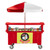 Cambro CVC724158 Hot Red 4 Counter Top Wells 3 Compartments Camcruiser Vending Cart