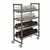 Cambro Csdr84151 23 5/16" W x 10 1/5" L x 6 5/16" H Soft Gray Abscamshelving Dome Drying & Storage Cradle - 4/Pack