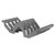 Cambro Csdr84151 23 5/16" W x 10 1/5" L x 6 5/16" H Soft Gray Abscamshelving Dome Drying & Storage Cradle - 4/Pack