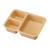 Cambro 853FCW133 6" x 8" Beige Polycarbonate Rectangular Camwear Tray-On-Tray Meal Delivery Tray - 24/Case