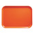 Cambro 3046220 11.81" x 18.13" Citrus Orange Rectangular Fiberglass Metric Camtray - 12/Case