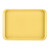 Cambro 1318MT145 12 5/8" x 17 3/4" x 1 1/16" Yellow Rectangular Fiberglass Market Display Tray - 12/Case
