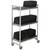 Cambro CPMU244875DRPKG 24"W x 48"L x 75"H Speckled Gray Camshelving Mobile Drying Rack Cart