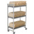 Cambro CPMU244875DRPKG 24"W x 48"L x 75"H Speckled Gray Camshelving Mobile Drying Rack Cart