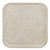 Cambro 1313214 13" x 13" Abstract Tan Square Fiberglass Metric Camtray - 12/Case