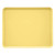 Cambro 2025MT145 20 3/4" x 25 9/16" x 13/16" Yellow Rectangular Fiberglass Market Display Tray - 6/Case