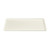 Cambro 1222D148 12" X 22" Rectangular White Dietary Tray - 12/Case