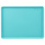 Cambro 1222D518 12" X 22" Rectangular Robin Egg Blue Dietary Tray - 12/Case