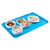Cambro 1222D518 12" X 22" Rectangular Robin Egg Blue Dietary Tray - 12/Case
