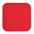 Cambro 1313510 13" x 13" Signal Red Square Fiberglass Metric Camtray - 12/Case