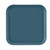 Cambro 1313401 13" x 13" Slate Blue Square Fiberglass Metric Camtray - 12/Case