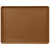 Cambro 1418D513 14" X 18" Rectangular Bay Leaf Brown Dietary Tray - 12/Case