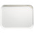 Cambro 3046148 11.81" x 18.13" White Rectangular Fiberglass Metric Camtray - 12/Case