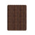Cambro 1418D308 14" X 18" Rectangular Burma Teak Dietary Tray - 12/Case