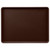 Cambro 1216D116 12" X 16" Rectangular Brazil Brown Dietary Tray - 12/Case