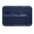 Cambro Bct1014186 10" x 14" Navy Blue Abs Rectangular Budget School Tray - 24/Case
