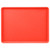 Cambro 1216D510 12" X 16" Rectangular Signal Red Dietary Tray - 12/Case