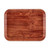 Cambro 1220D309 12" X 20" Rectangular Java Teak Dietary Tray - 12/Case