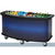 Cambro CVC75BW14 75" W x 33.5" D x 37.19" H "Healthy Choices" Wrap Polyethylene Open Well Design Vending Cart