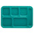 Cambro PS1014414 10" x 14" Teal ABS Rectangular Penny-Saver School Tray - 24/Case