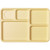 Cambro 10145CW133 10" x 14" Beige Polycarbonate Rectangular Camwear Tray - 24/Case