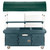 Cambro KVC854C192 Granite Green with 4 Pan Wells and Canopy CamKiosk Cart