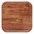 Cambro 1313309 13" x 13" Java Teak Square Fiberglass Metric Camtray - 12/Case