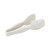 Cambro TGG6148 6-9/16" Easy-Grasp White Lugano Tongs - 12/Case