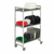 Cambro CPMU246075DRPKG 24"W x 60"L x 75"H Speckled Gray Camshelving Mobile Drying Rack Cart
