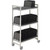 Cambro CPMU246075DRPKG 24"W x 60"L x 75"H Speckled Gray Camshelving Mobile Drying Rack Cart