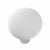 Cambro WW250L148 White Replacement Lid for 1/4 L. Decanter - 12/Case