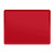 Cambro 1520D510 15" X 20.18" Rectangular Signal Red Dietary Tray - 12/Case