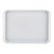 Cambro 1318MT148 12 5/8" x 17 3/4" x 1 1/16" White Rectangular Fiberglass Market Display Tray - 12/Case