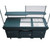 Cambro KVC854192 Granite Green with 4 Pan Wells CamKiosk Cart