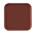 Cambro 1313501 13" x 13" Real Rust Square Fiberglass Metric Camtray - 12/Case