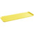 Cambro 826MT145 8 1/4" x 25 1/2" x 3/4" Yellow Rectangular Fiberglass Market Display Tray - 12/Case