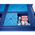 Cambro KVC854C186 Navy Blue with 4 Pan Wells and Canopy CamKiosk Cart