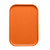 Cambro 1116222 10" x 15" Orange Pizzazz Fiberglass Rectangular Camtray - 24/Case
