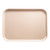 Cambro 3046106 11.81" x 18.13" Light Peach Rectangular Fiberglass Metric Camtray - 12/Case
