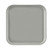 Cambro 1313107 13" x 13" Pearl Gray Square Fiberglass Metric Camtray - 12/Case
