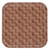 Cambro 1313301 13" x 13" Dark Basketweave Square Fiberglass Metric Camtray - 12/Case