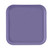 Cambro 1313551 13" x 13" Grape Square Fiberglass Metric Camtray - 12/Case