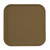 Cambro 1313513 13" x 13" Bay Leaf Brown Square Fiberglass Metric Camtray - 12/Case