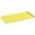 Cambro 1030MT145 10 7/16" x 30" x 3/4" Yellow Rectangular Fiberglass Market Display Tray - 12/Case